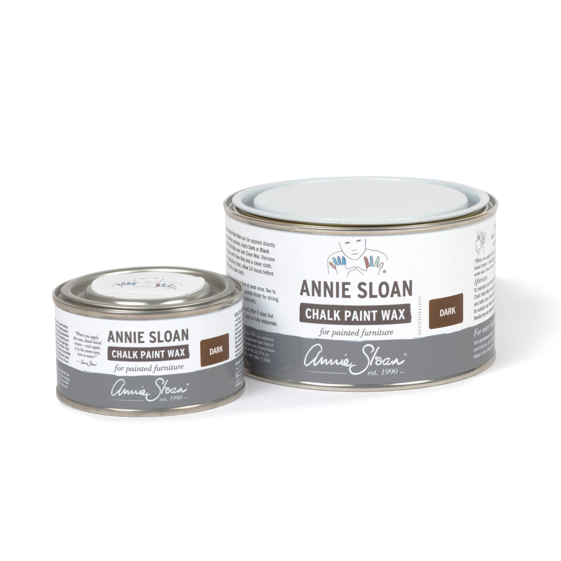 Dark Chalk Paint Wax 500ml and 120ml LORES RGB Annie Sloan Chalk Paint™ Wachs Dark- Braun – Bild 1
