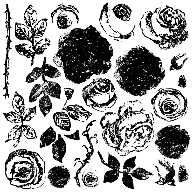 iod-decor-stempel-painterly-roses Dekor Stempel Painterly roses – Bild 1