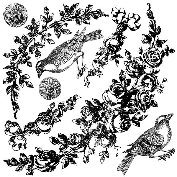 Dekor Stempel Floral swags – Bild 1