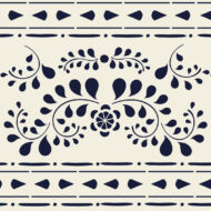 Schablone - Faux Bone Inlay – Bild 4