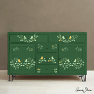 Schablone - Chinoiserie birds – Bild 2