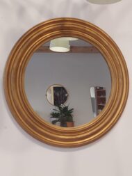 Goldener Spiegel - Rund