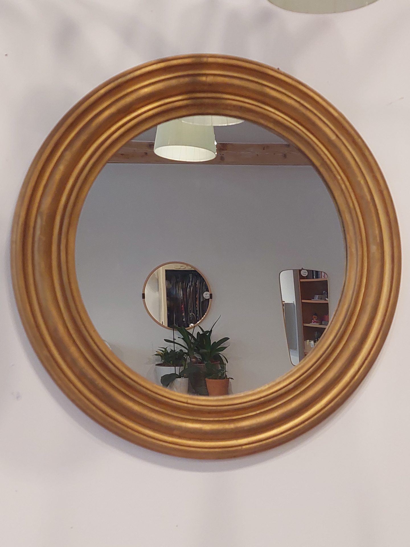 20220124_144544 Goldener Spiegel - Rund – Bild 1