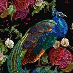 Mint by Michelle Decoupagepapier Peacock Reversed