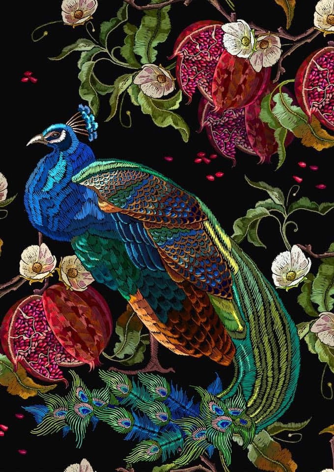 Decoupage-papier-mint-by-michelle-Peacock- mintbymichelle-decoupage Links Mint by Michelle Decoupagepapier Peacock – Bild 1