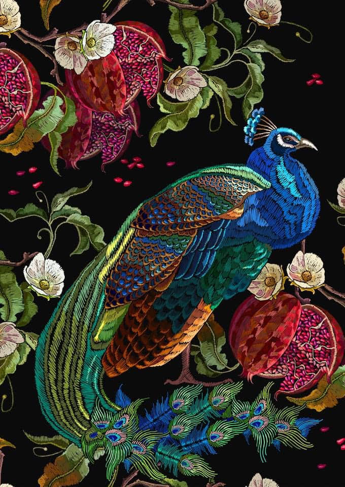 Decoupage-papier-mint-by-michelle-Peacock- mintbymichelle-decoupage Mint by Michelle Decoupagepapier Peacock Reversed – Bild 1