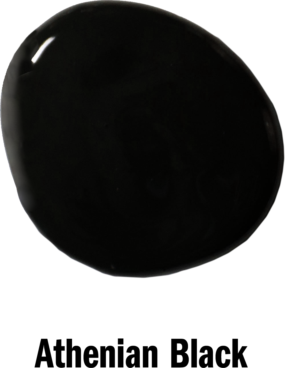 Annie Sloan_Satin_Paint Farbmuster_Athenian Black Annie Sloan Satin Paint Athenian Black – Bild 1