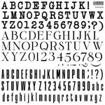 Dekor Stempel Letterpress