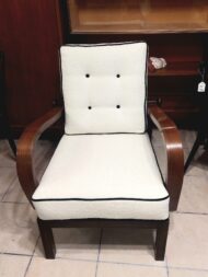 Kanadier- Art Deco Sessel- Bouclé