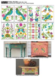 IOD Paint Inlay Vida Flora- Neu! – Bild 2