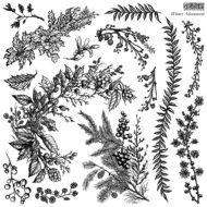 Dekor Stempel Winter Adornment Doppelstempel - Neu!