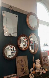 Korbgeflecht-Spiegel – Bild 2