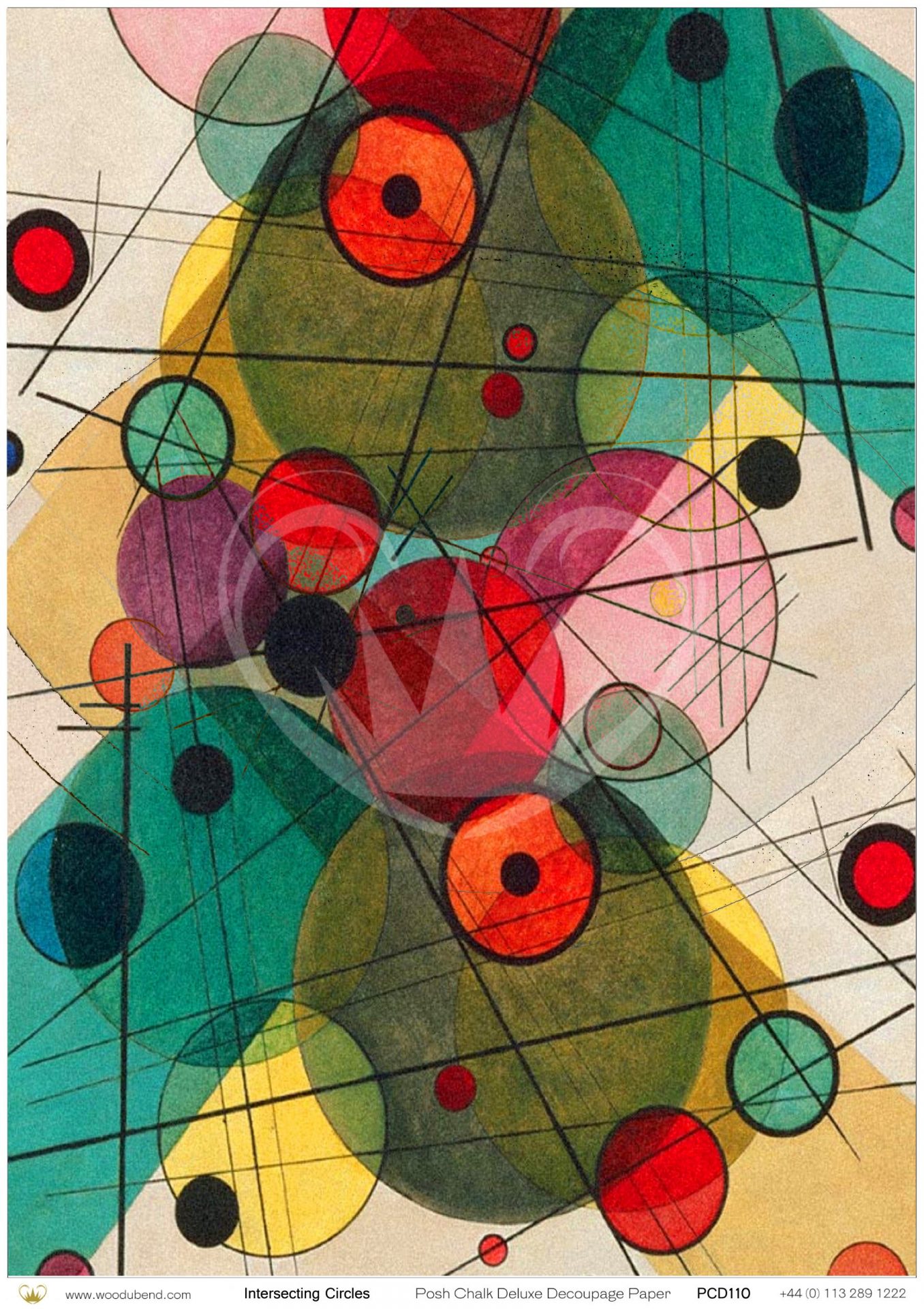 Posh-chalk-decoupgae-intersecting-circles-scaled-1 Posh Chalk Decoupagepapier Intersecting Circles – Bild 1