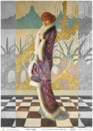 Posh Chalk Decoupagepapier Posh in Purple