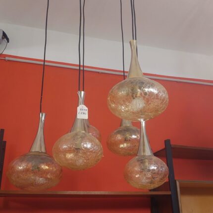 6-flammige Kaskadenlampe