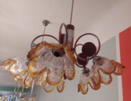 Muranoglas Hängelampe v. Mazzega – Bild 2