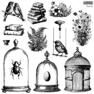 Dekor Stempel Winter Pastiche Doppelstempel - Neu! – Bild 2