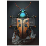 Brass Scarab Decoupagepapier A1 ReDesign with Prima
