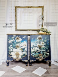 Contrast of Night & Petal  Decoupagepapier A1 ReDesign with Prima – Bild 4