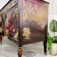 Elegant Lace Schablone Redesign with Prima – Bild 4