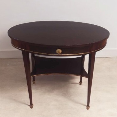Ovaler Tisch Ovaler Salontisch im Louis XVI-Stil – Bild 1