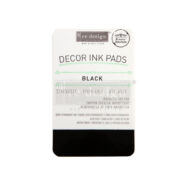 Stempel-Tintenkissen-Redesign Decor Ink Pad - Schwarz