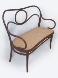 Jugendstil Thonet-Bank – Bild 3
