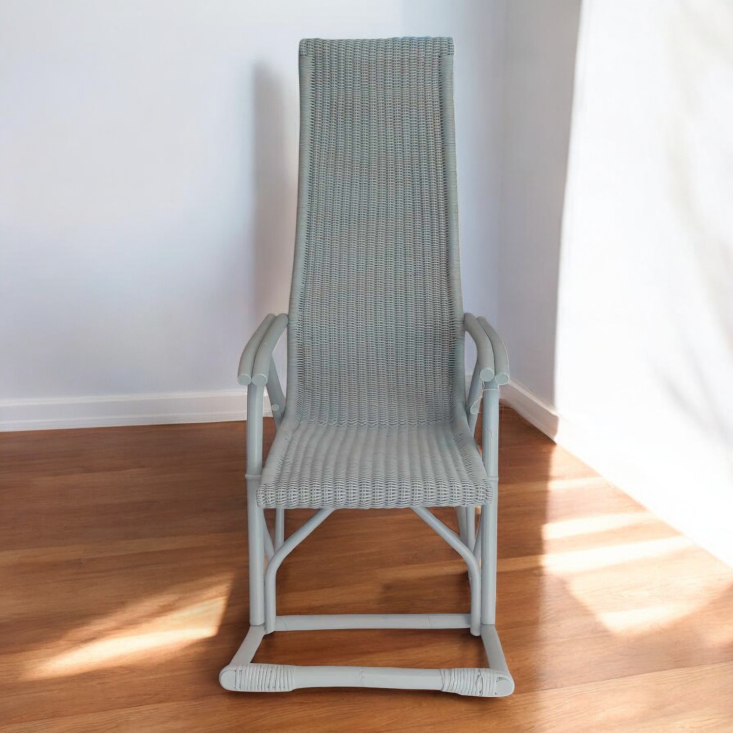 Schaukelstuhl Rattan Schaukelstuhl – Bild 1