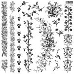 Dekor Stempel Flora & Vine Stempel - Neu!