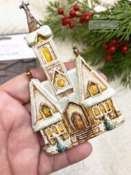 Redesign Decor Mould Silikonform Christmas Village – Bild 3