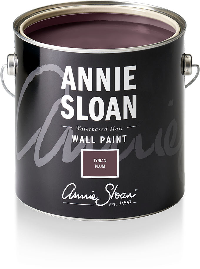 210246_B2_2.5Litre_WPTin_Tyrian-Plum Annie Sloan Tyrian Plum Wandfarbe – Bild 1